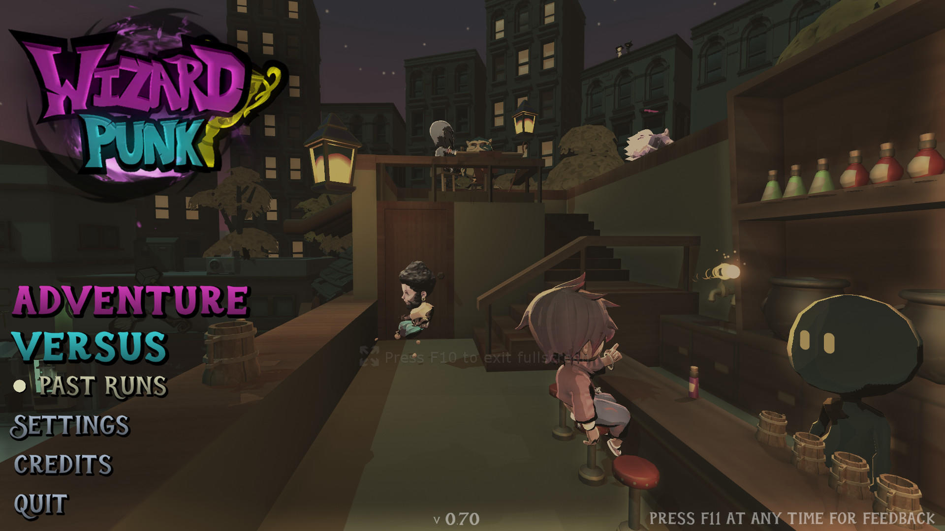 Screenshot of WizardPunk