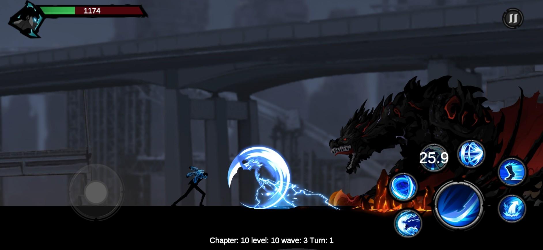 Captura de Tela do Jogo Shadow Lord: Legends Knight