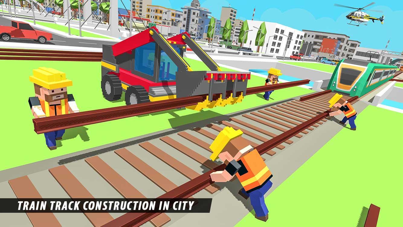 Train Rail Road Construction Game Screenshot