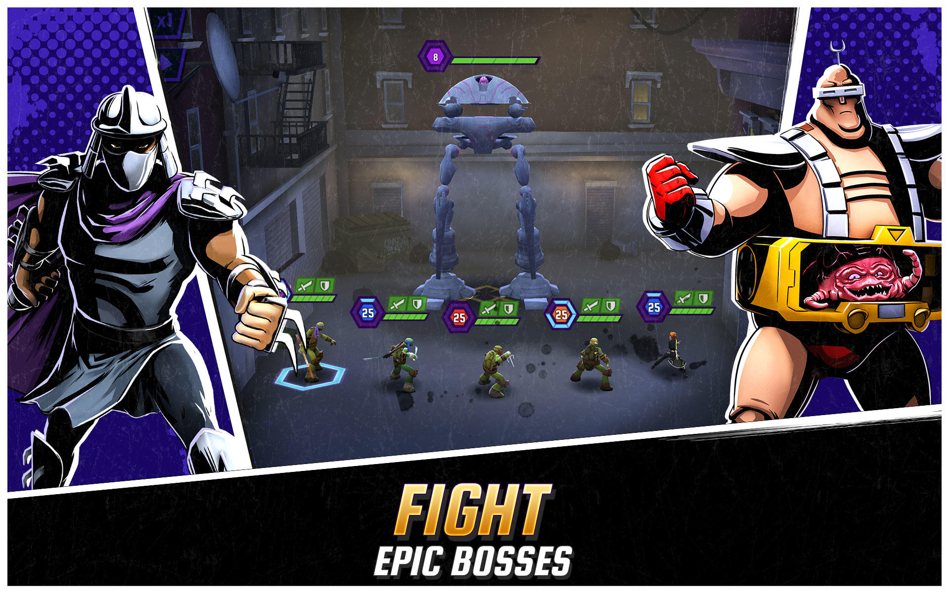 Ninja Turtles: Legends Game Screenshot