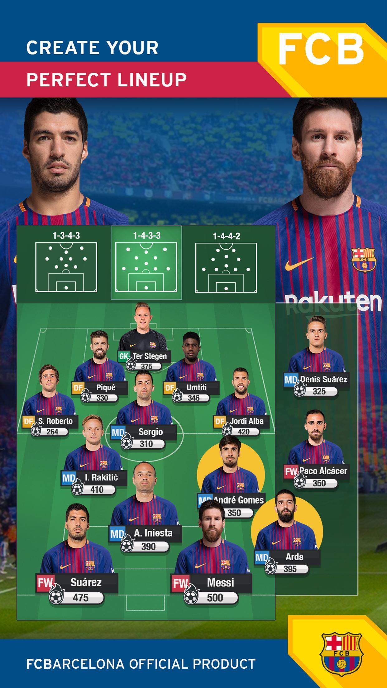 Screenshot 1 of Pengurus Fantasi FC Barcelona-Pengurus bola sepak sebenar 