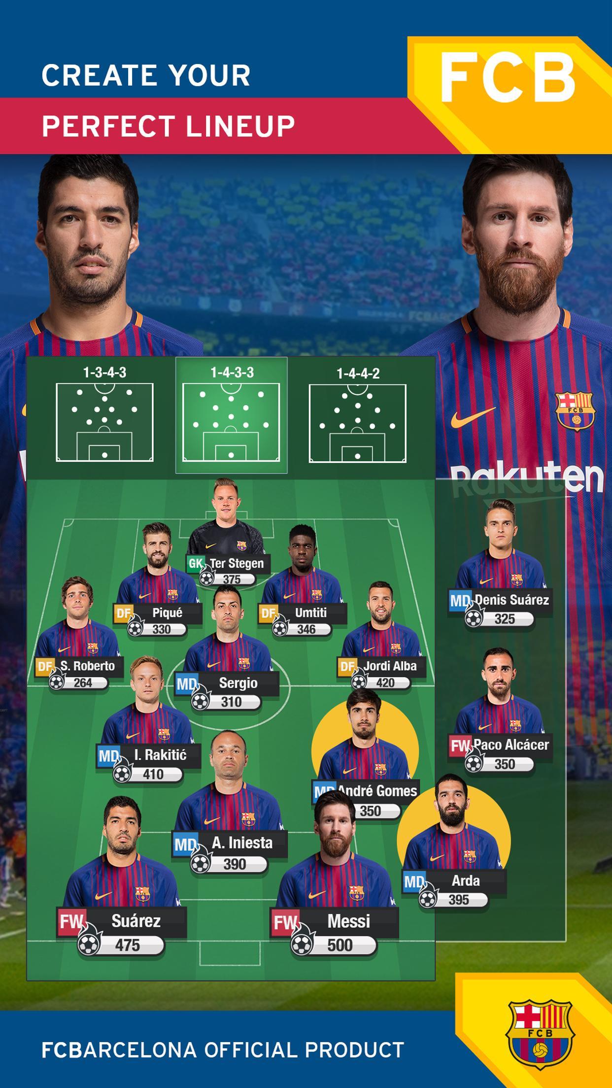 FC Barcelona Fantasy Manager-Real football manager Game Screenshot