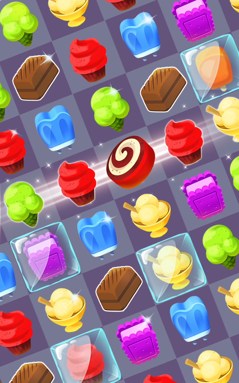 Cream Crush Match 3 Game Screenshot