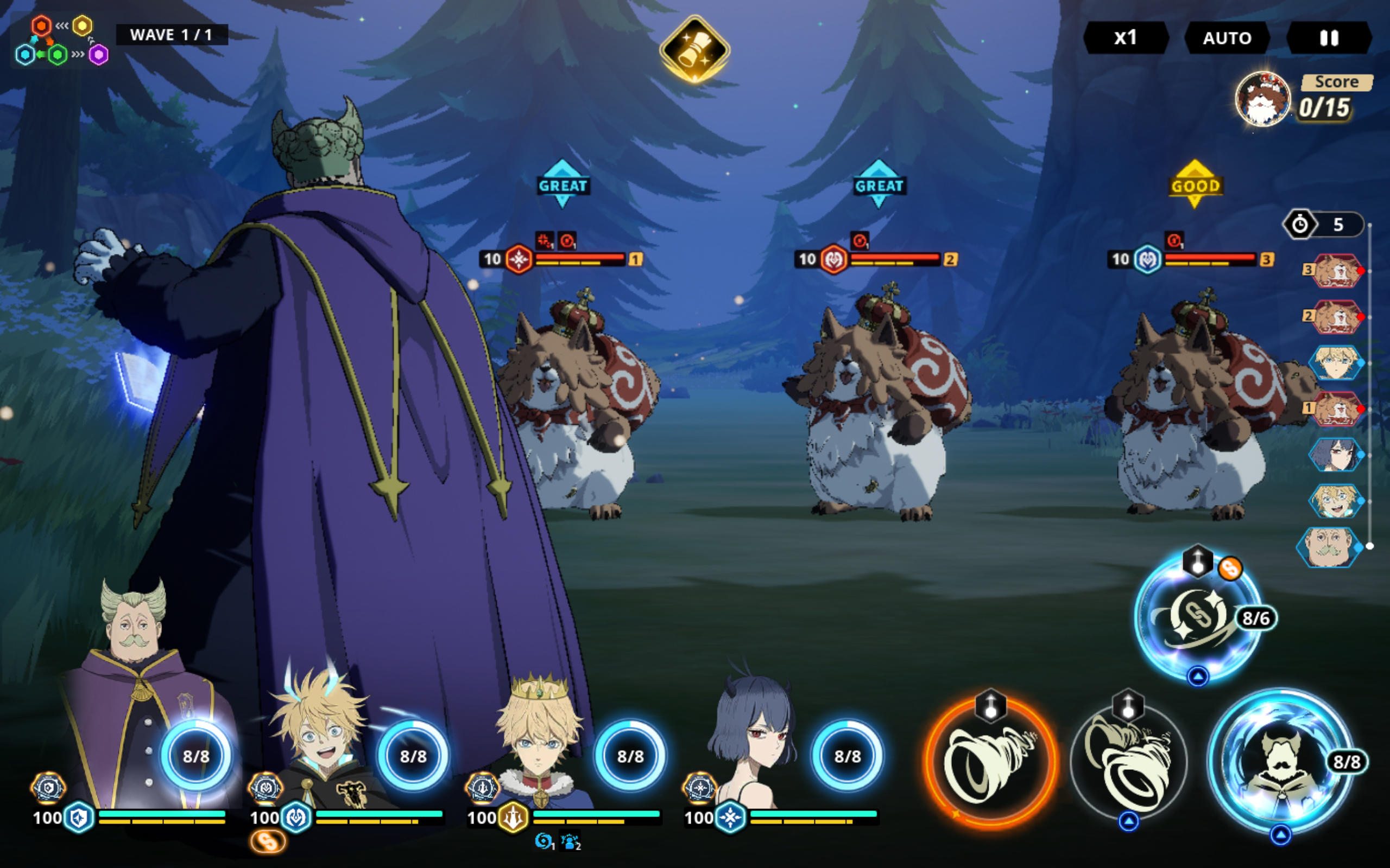 Black Clover M Game Screenshot