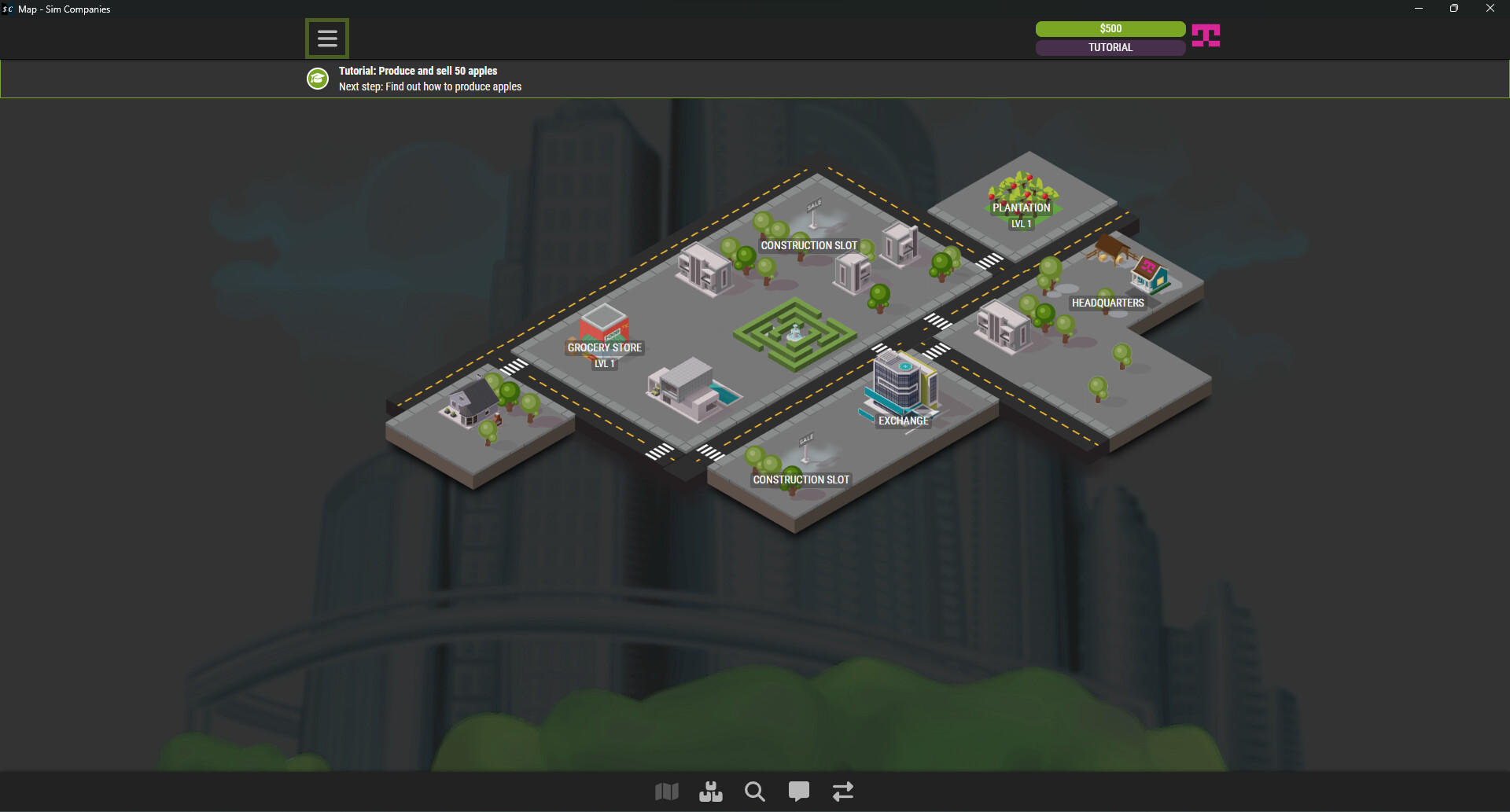 Sim Companies 게임 스크린 샷