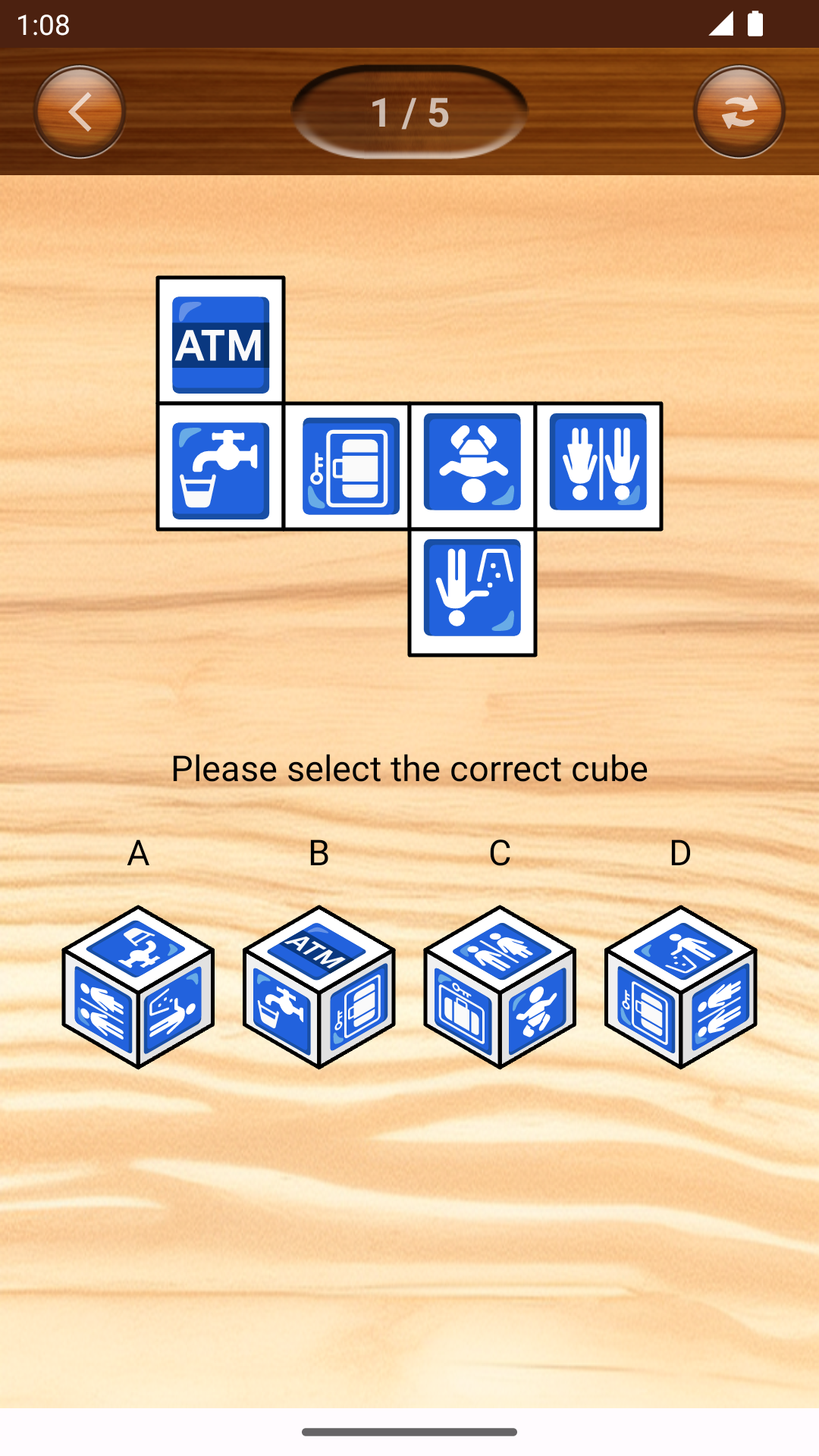 Logic Game: Cardboard Box Fold Game Screenshot