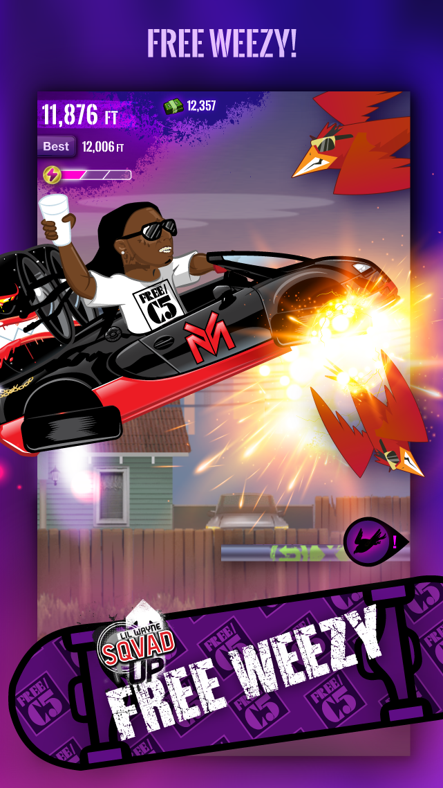 Free Weezy - Lil Wayne's Sqvad Game Screenshot