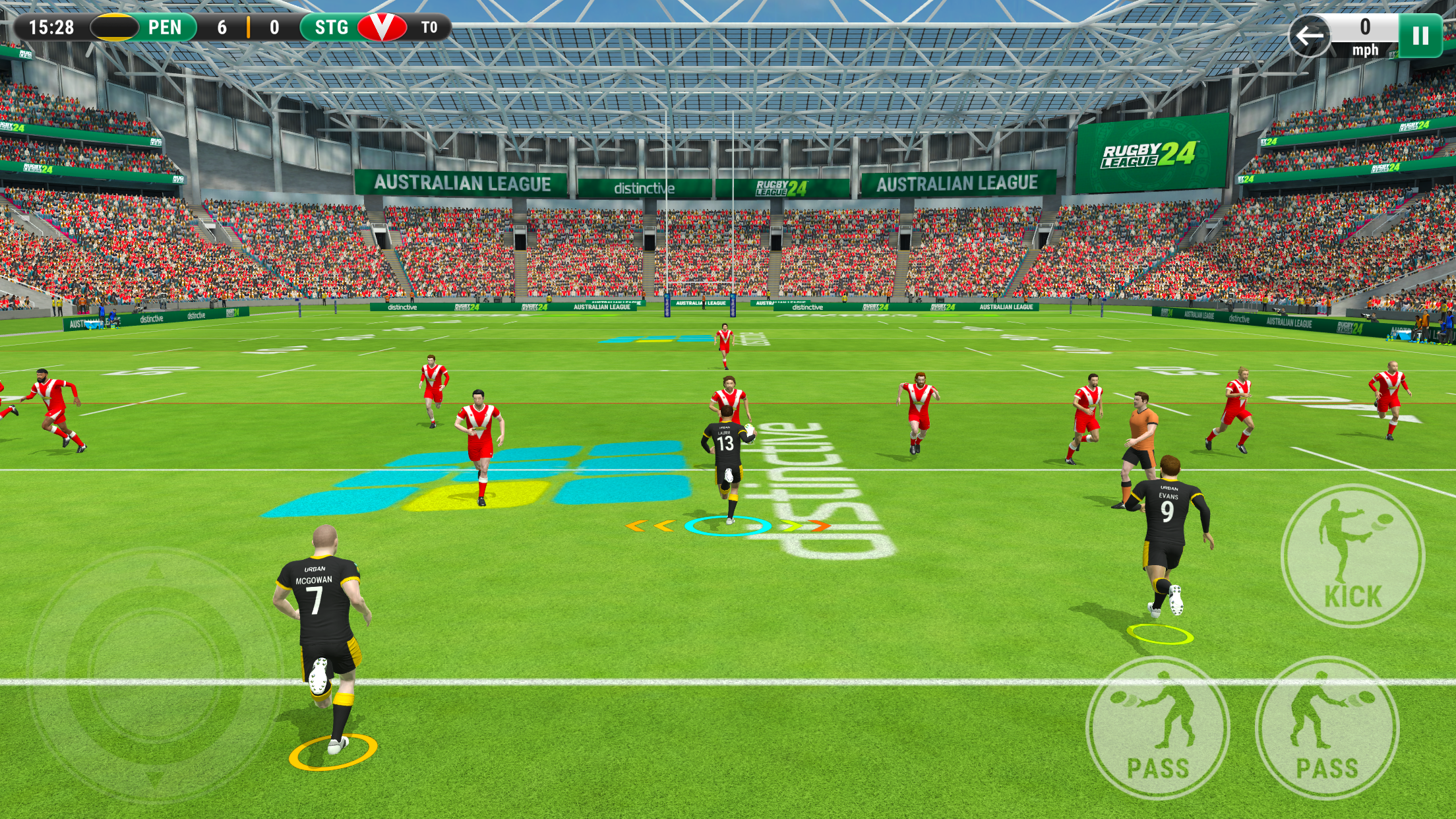 Rugby League 24 screenshot game