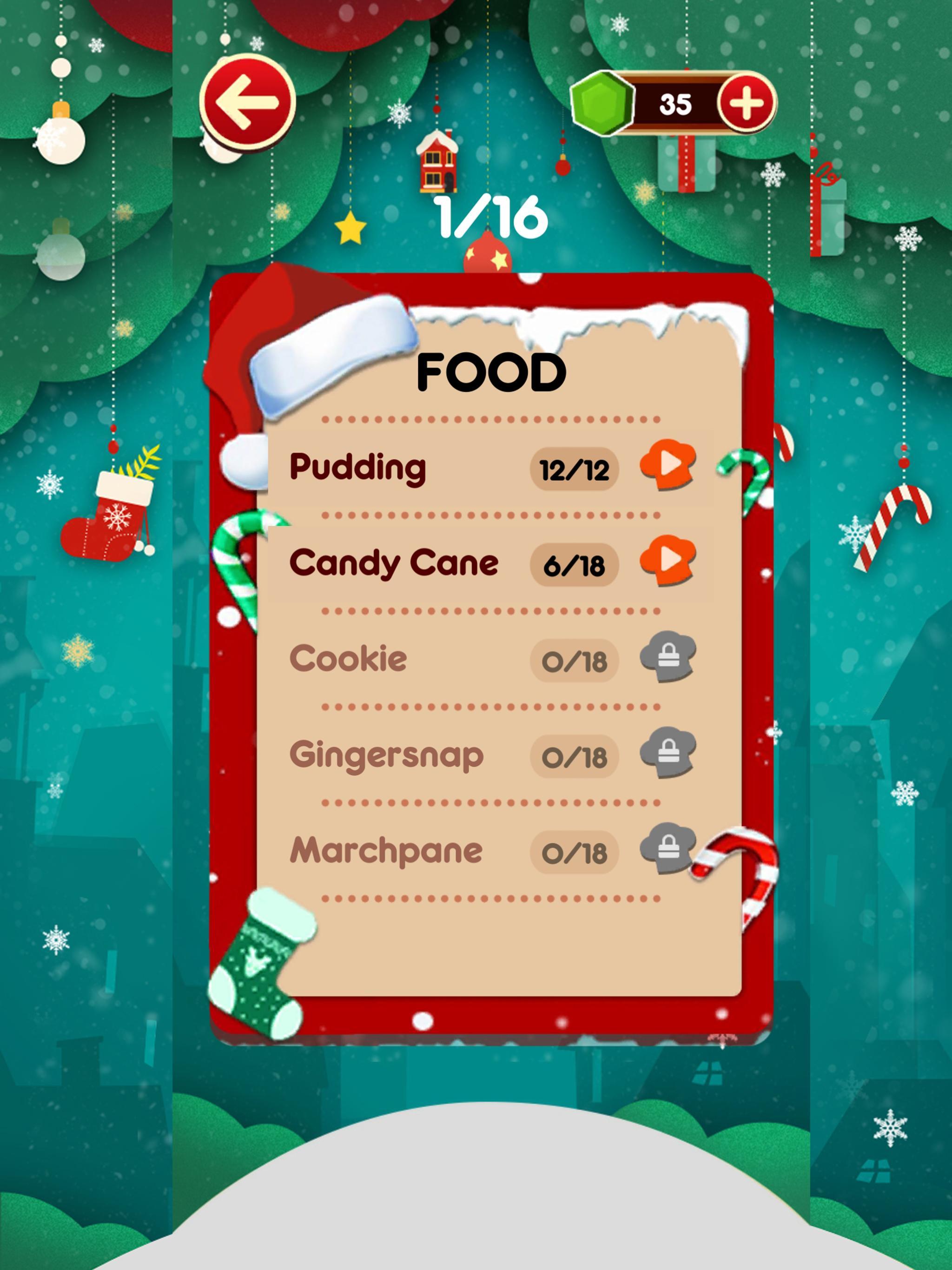Christmas Scrabbler Game Screenshot