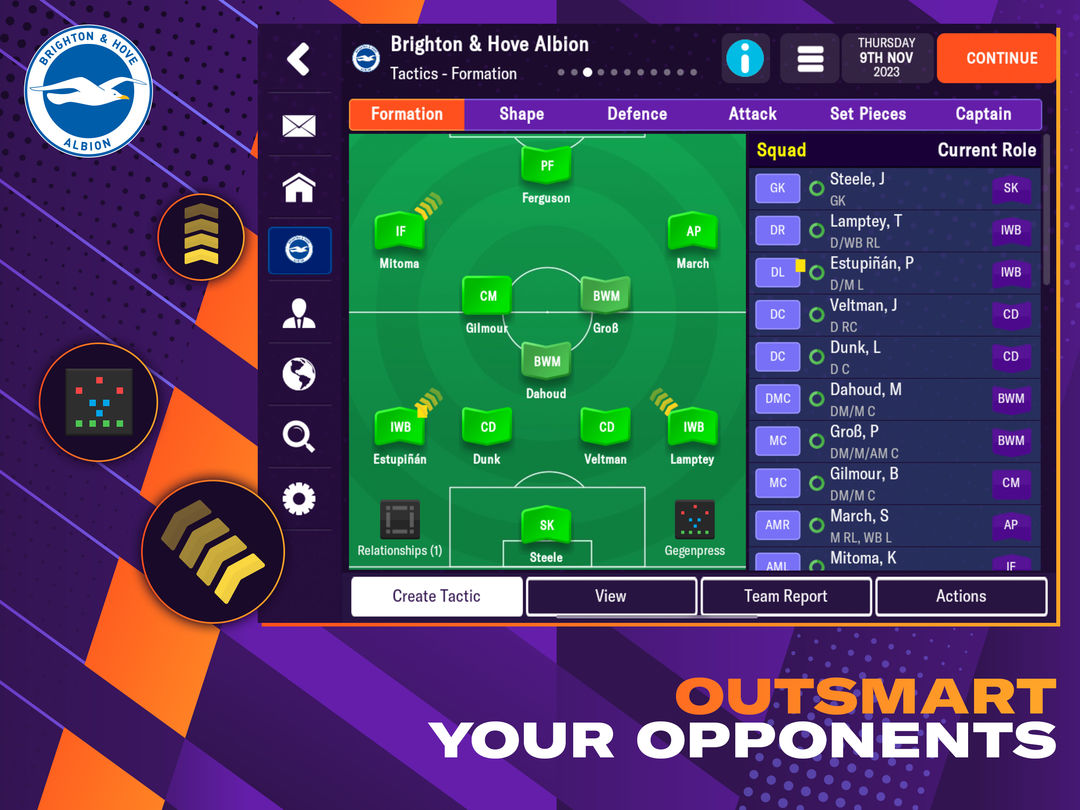 Football Manager 2024 Mobile ภาพหน้าจอเกม