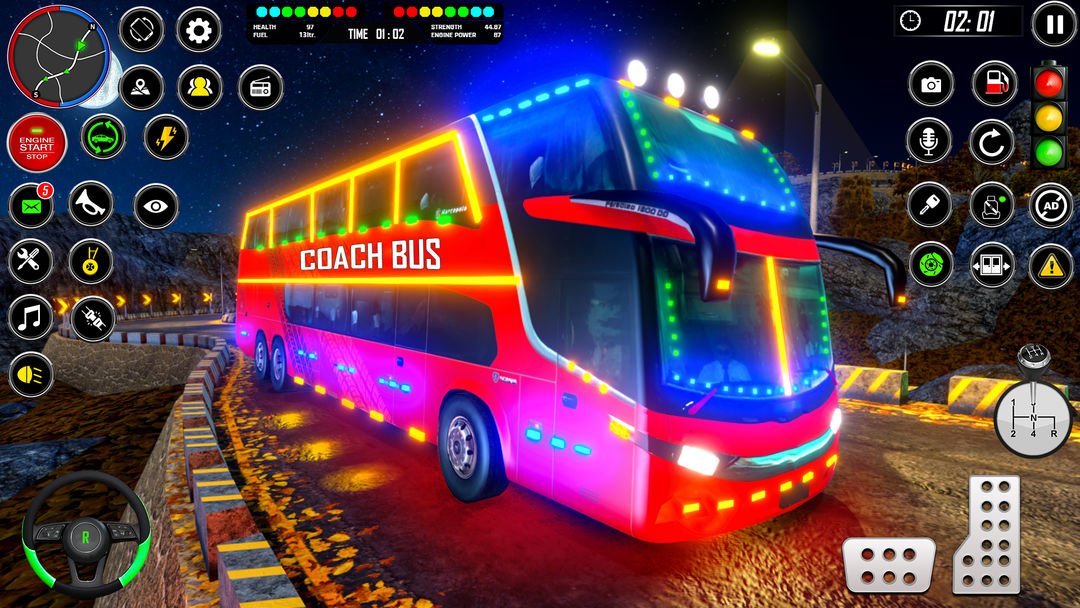 巴士模擬器：巴士遊戲遊戲截圖