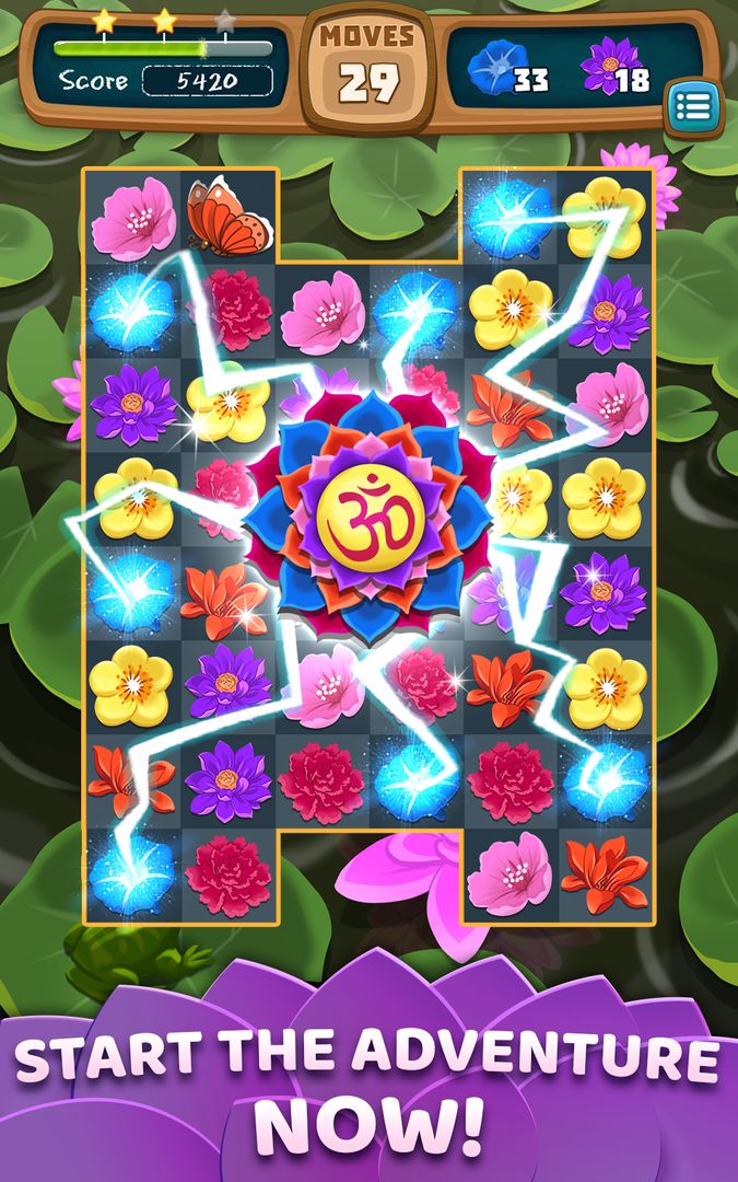 Screenshot of Lotus Blossom Match