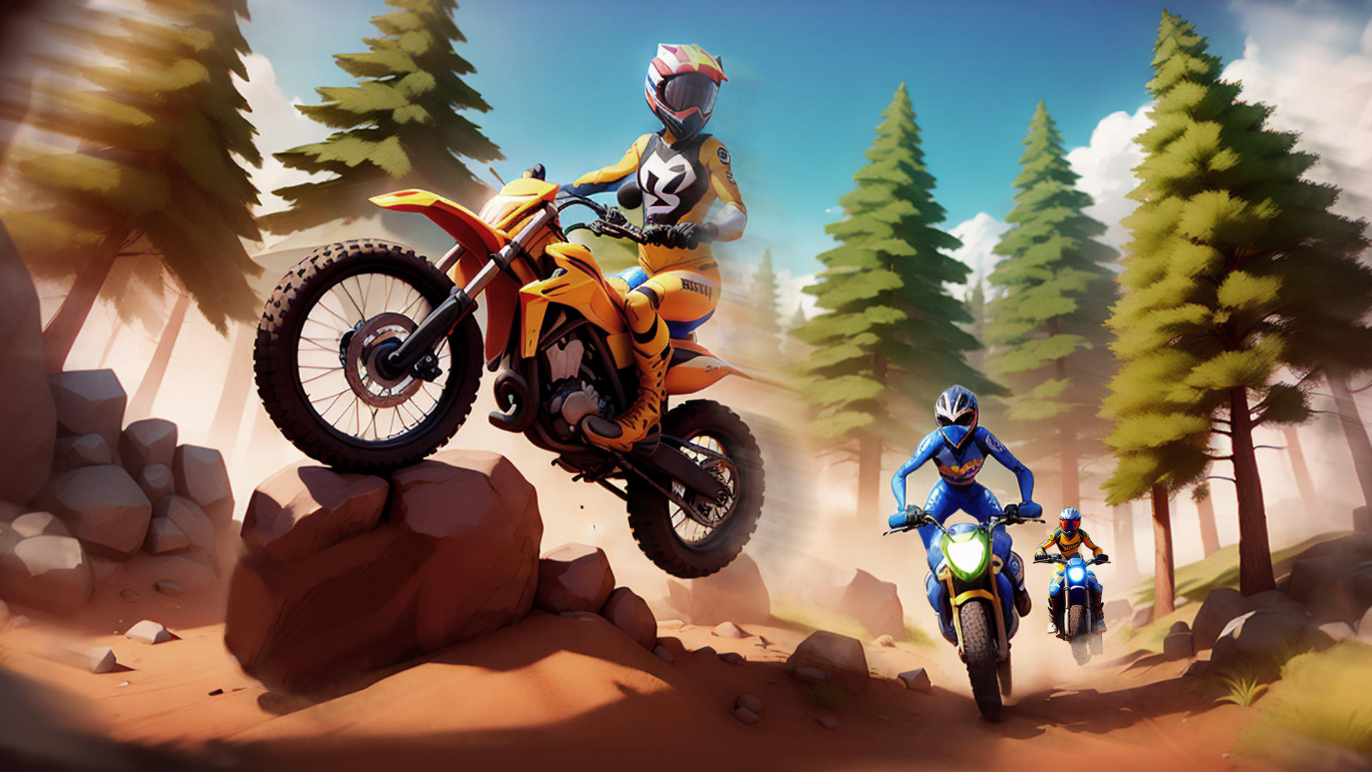 Motocross Bike Racing Game ภาพหน้าจอเกม