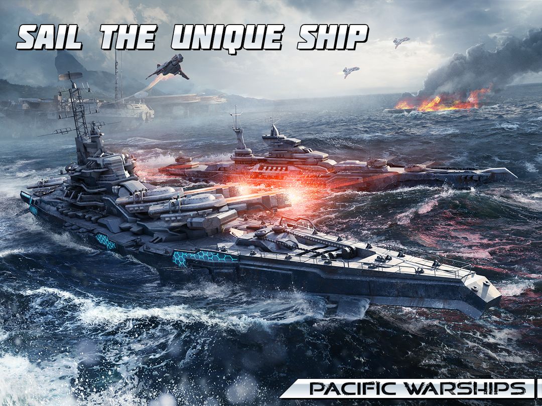 Screenshot of Pacific Warships: Naval PvP