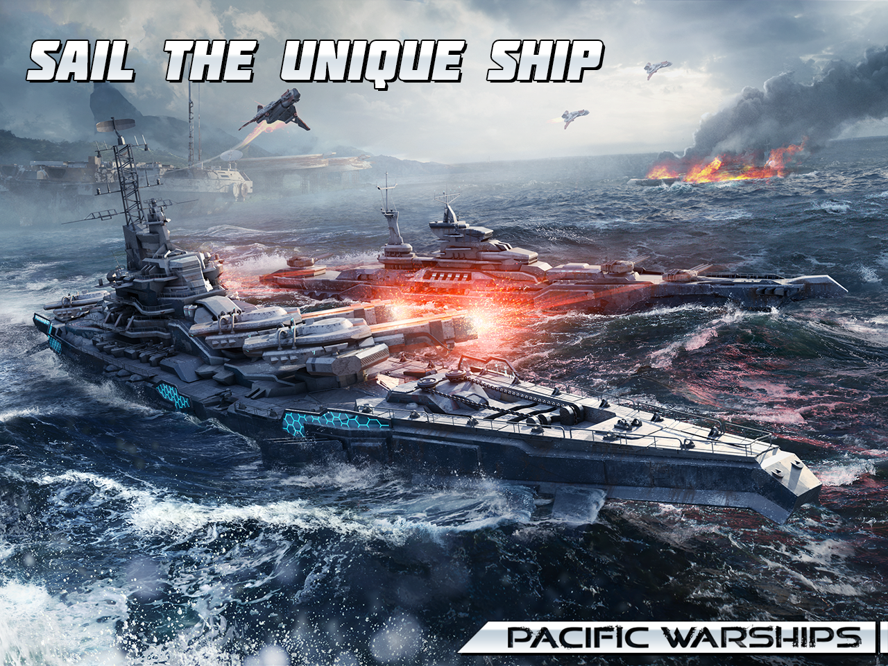 Pacific Warships: Naval PvP Game Screenshot