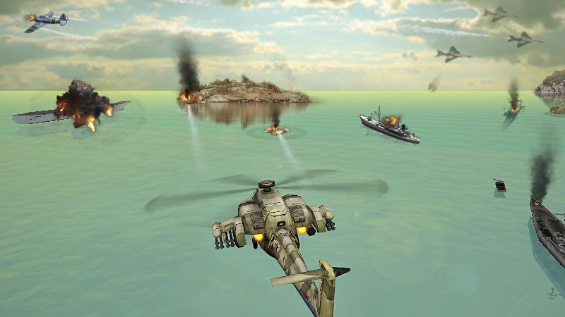 Screenshot of Gunship Strike 3D