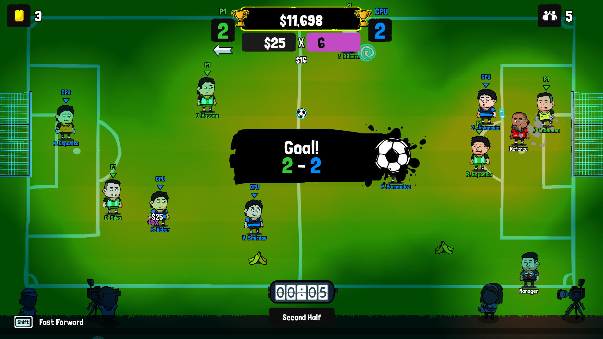 Super Senseless Soccer Game Screenshot