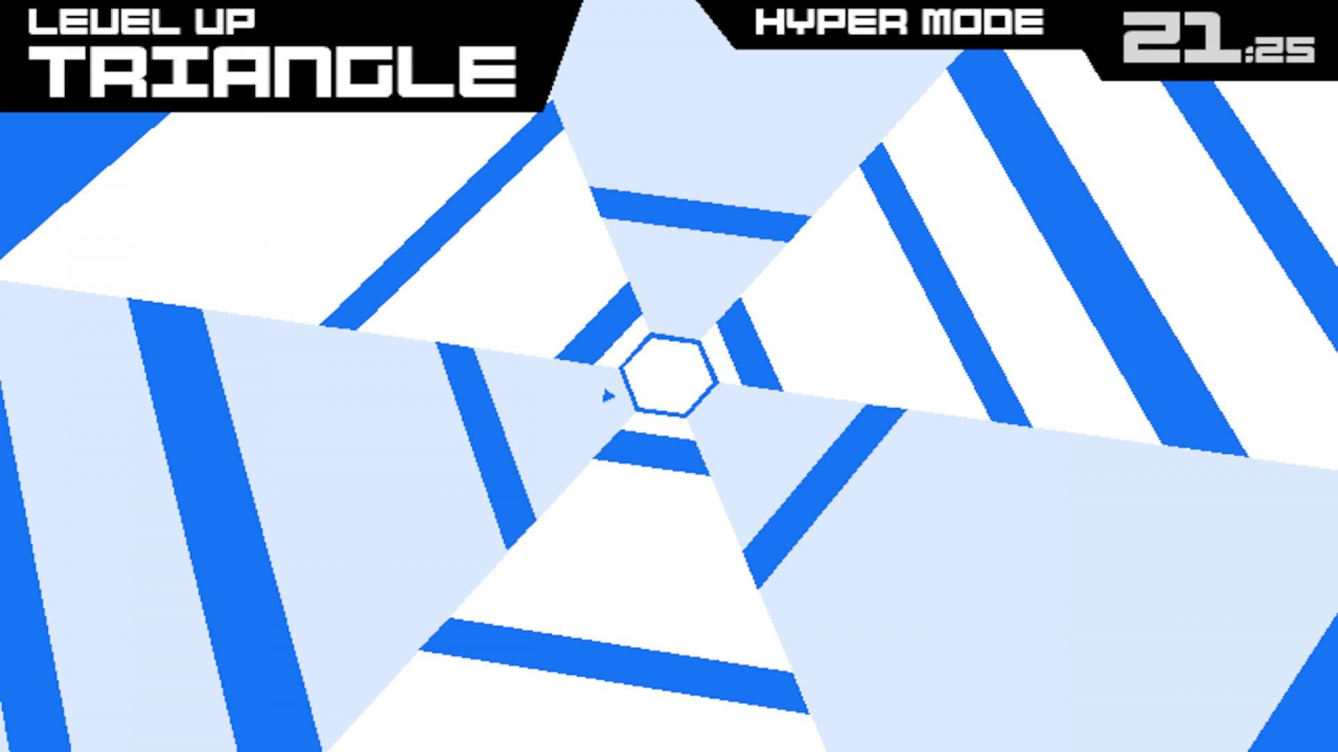 Super Hexagon Game Screenshot