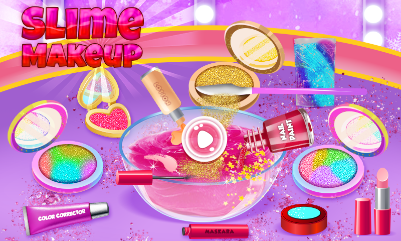 Makeup Slime Simulator Games Game Screenshot