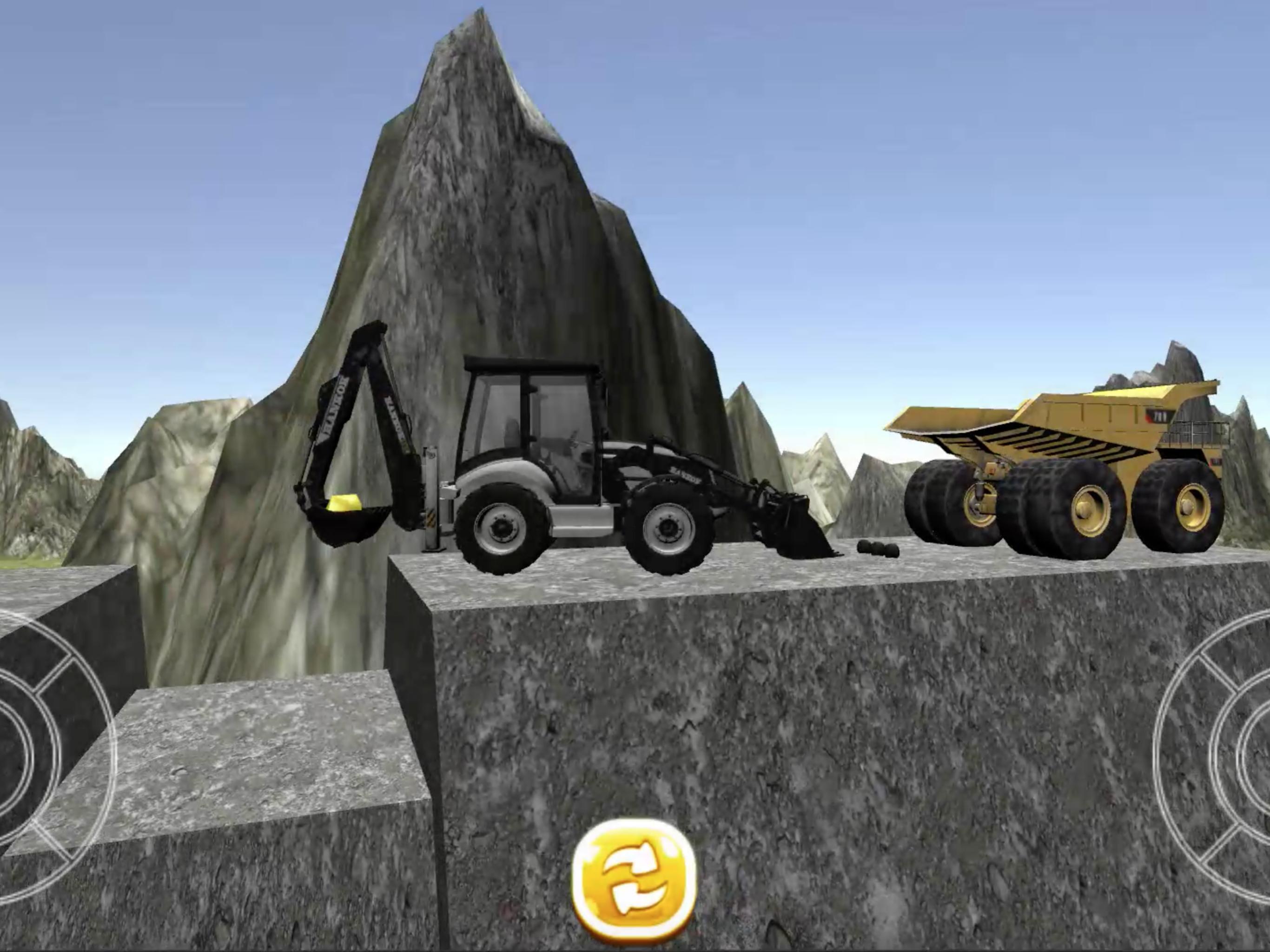 Cuplikan Layar Game Traktor Digger 3D