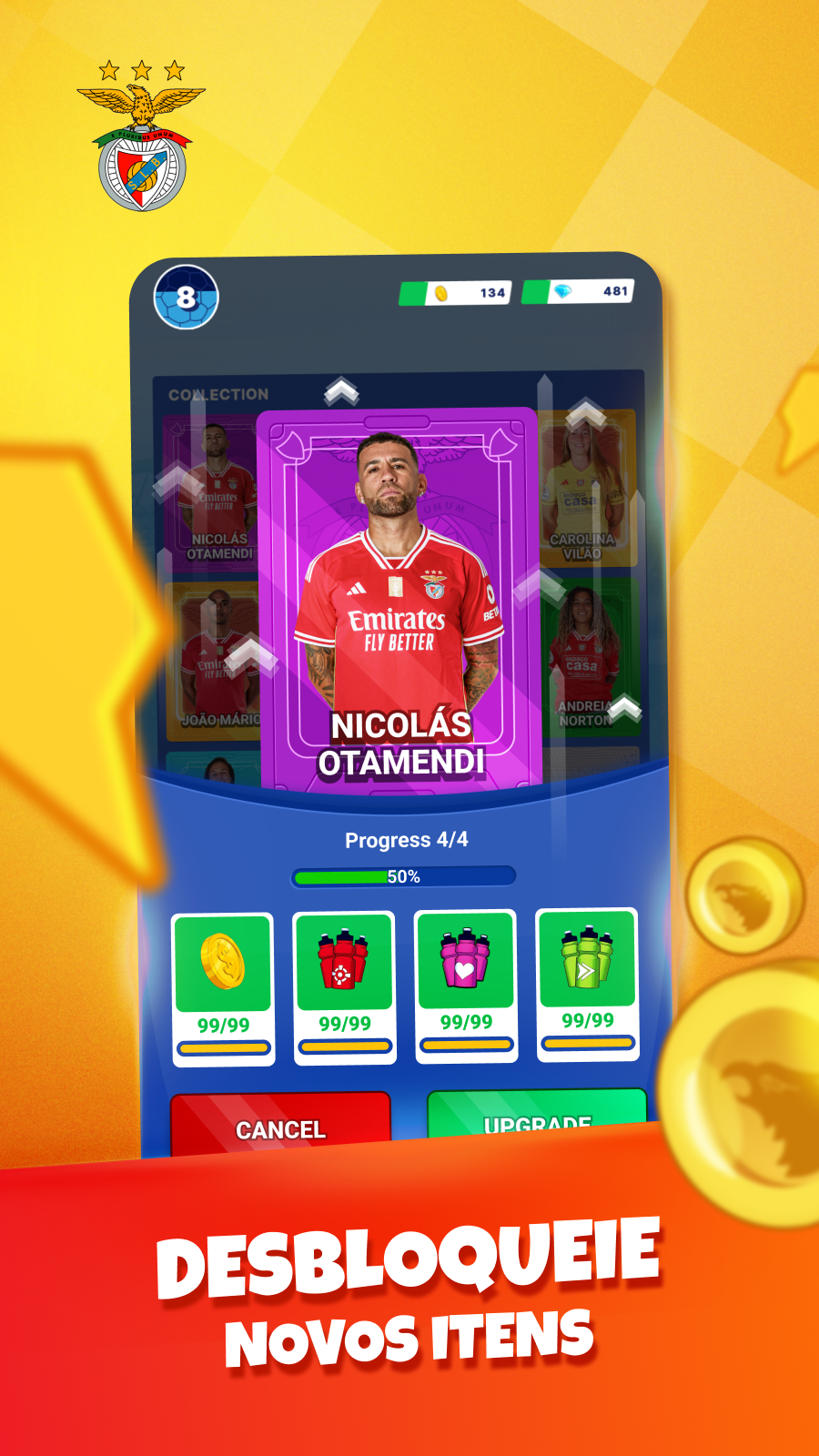 Benfica Football Merge Game Screenshot