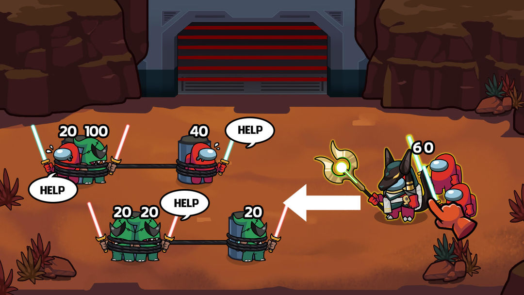 Screenshot of Save The Imposter: Galaxy Rescue