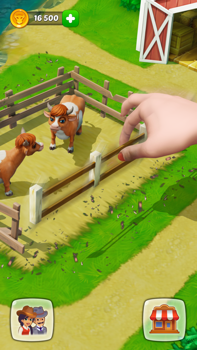 Cuplikan Layar Game Wild West: Farm Town Building