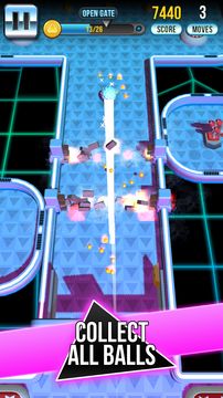 Retro Shot Pinball Puzzle Game Game Screenshot