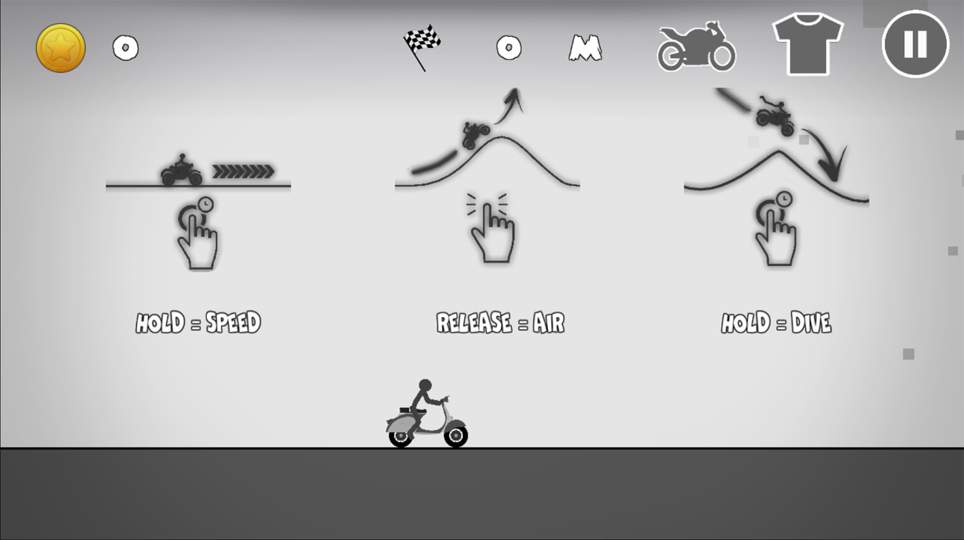 Cuplikan Layar Game Stickman Racer Jump