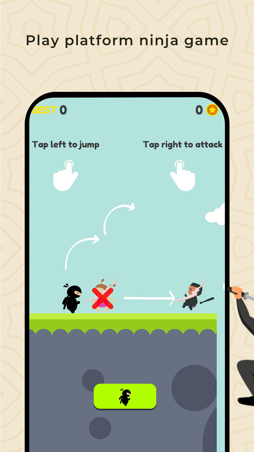 Fatty Ninja Game Screenshot