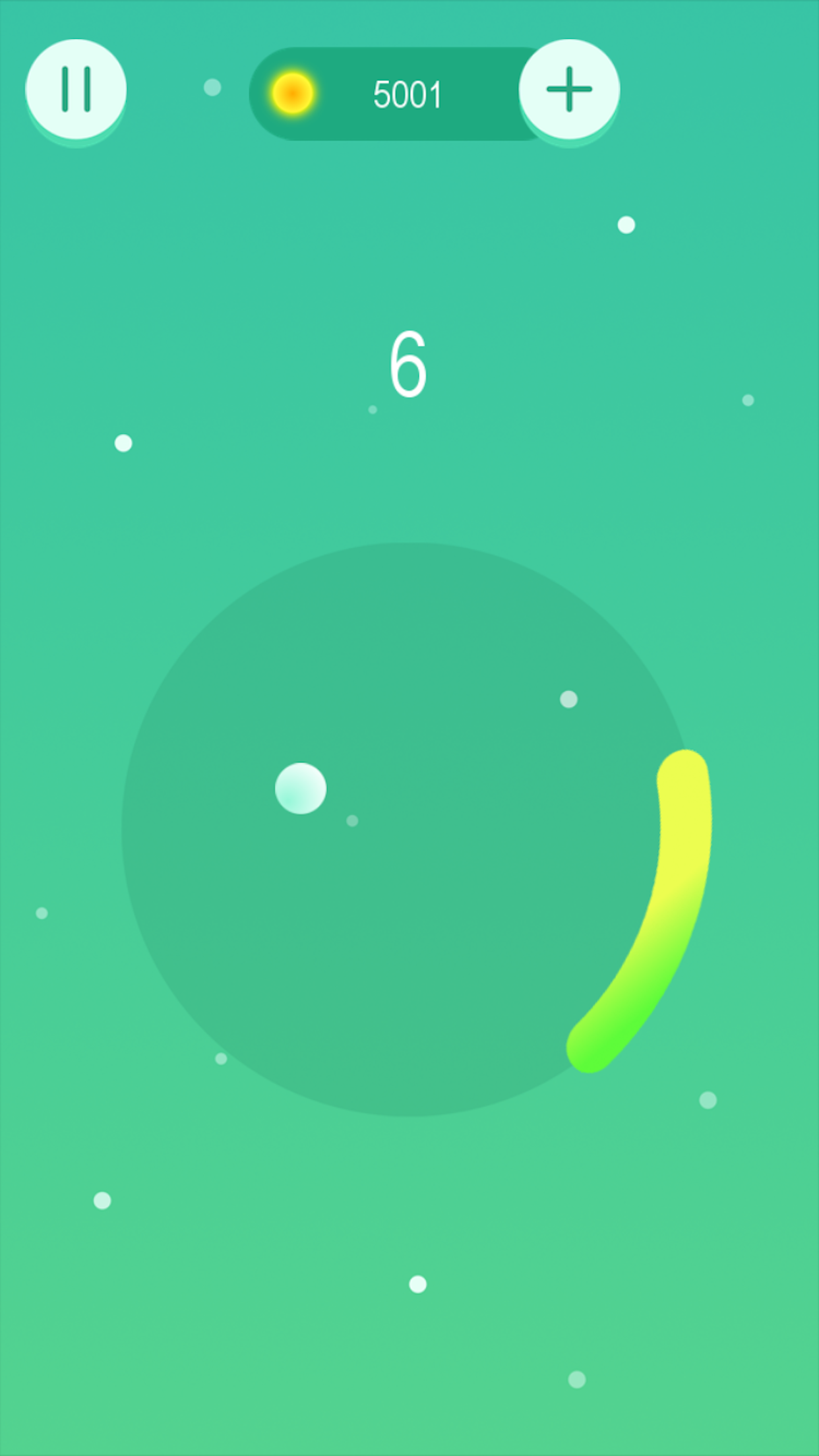 Wrist Pong Game Screenshot