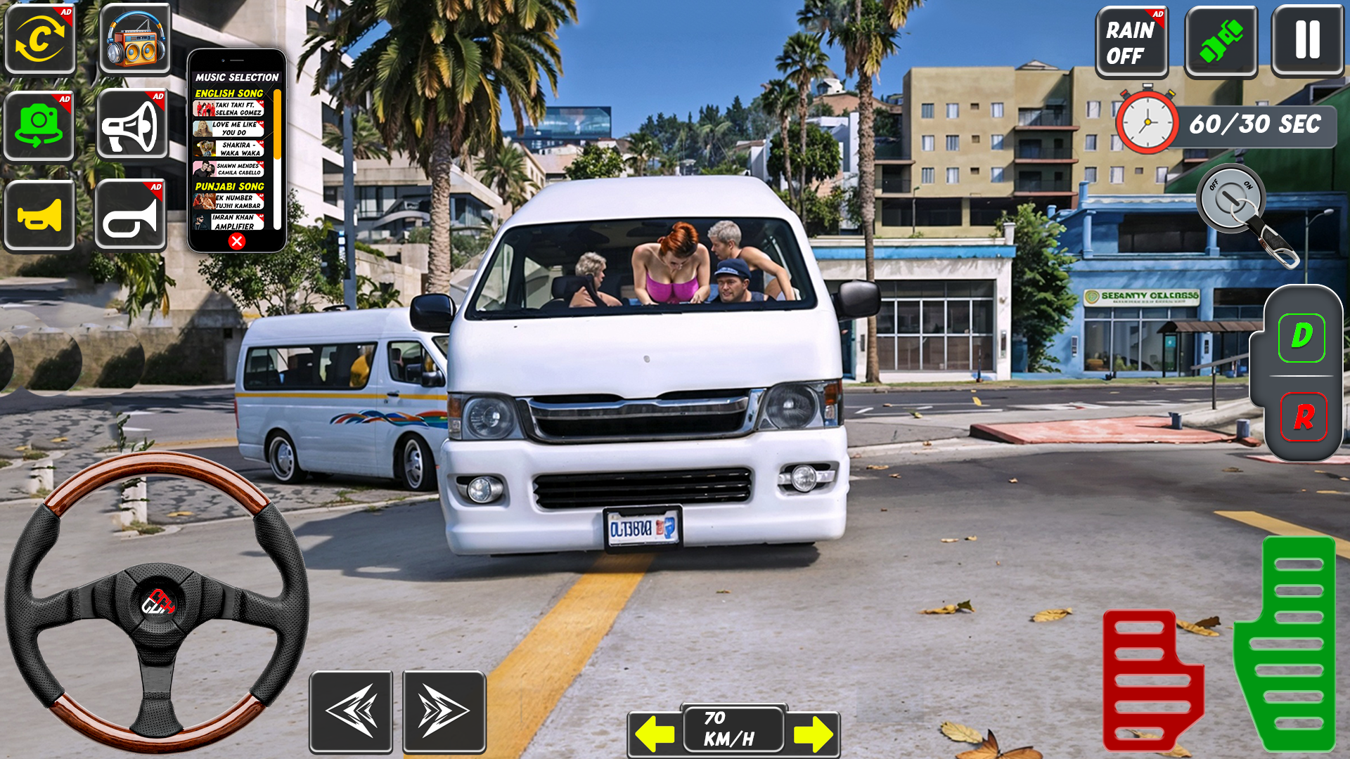 Van Simulator Offroad Game Game Screenshot