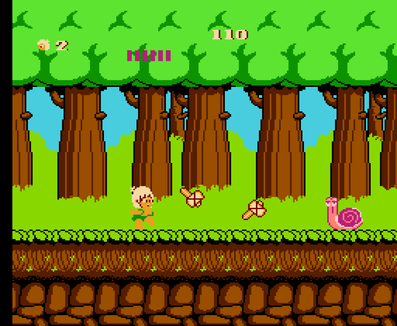 Wonder Boy ภาพหน้าจอเกม