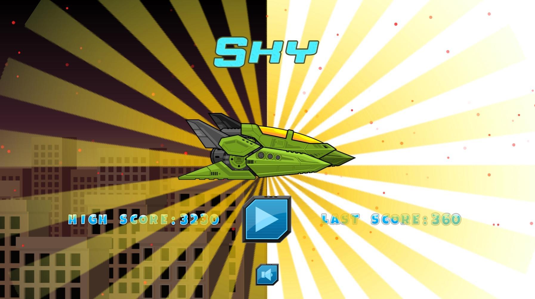 Sky Fire Game Screenshot