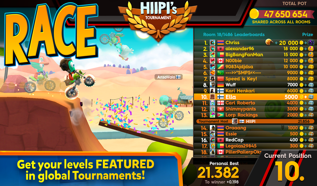 Big Bang Racing – Build & Race Game Screenshot