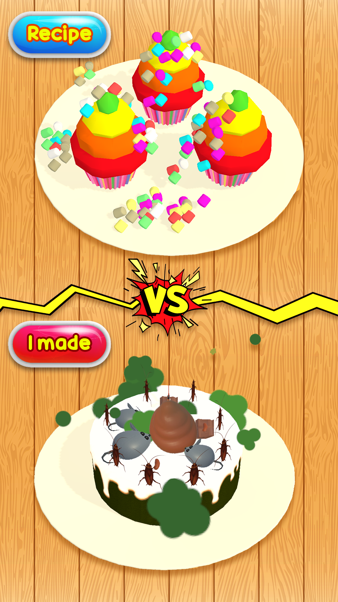 Screenshot of Grimaces Cake: Baking ASMR