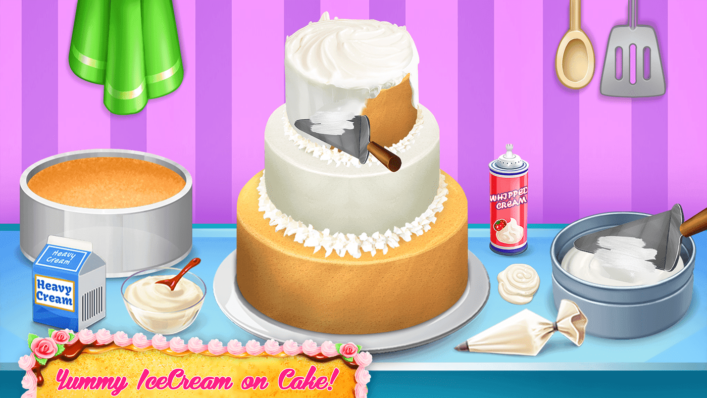 Cake Shop Game - Make Cakes Game Screenshot