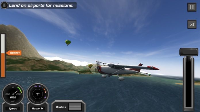 模擬飛行飞行员 3D 게임 스크린 샷