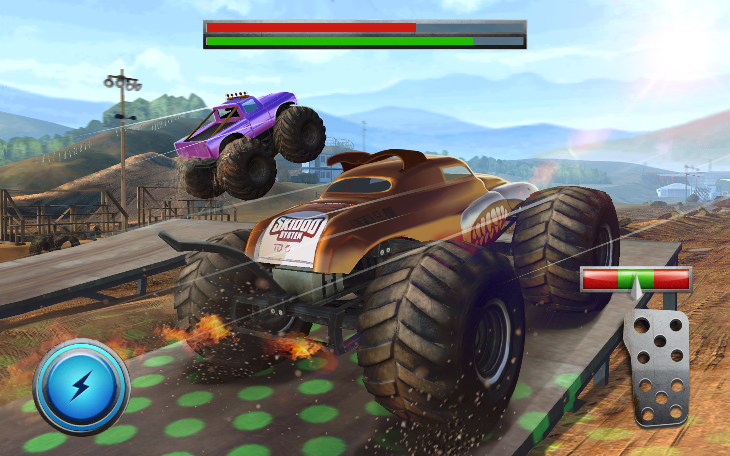 Racing Xtreme 2: Monster Truck Game Screenshot
