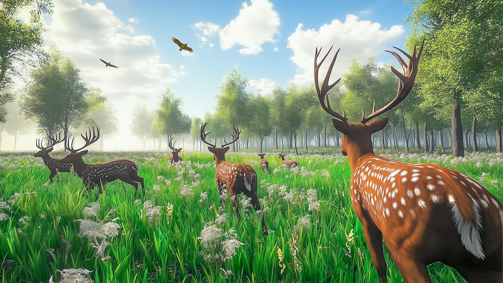 Cuplikan Layar Game Deer Hunt Gun Games Offline