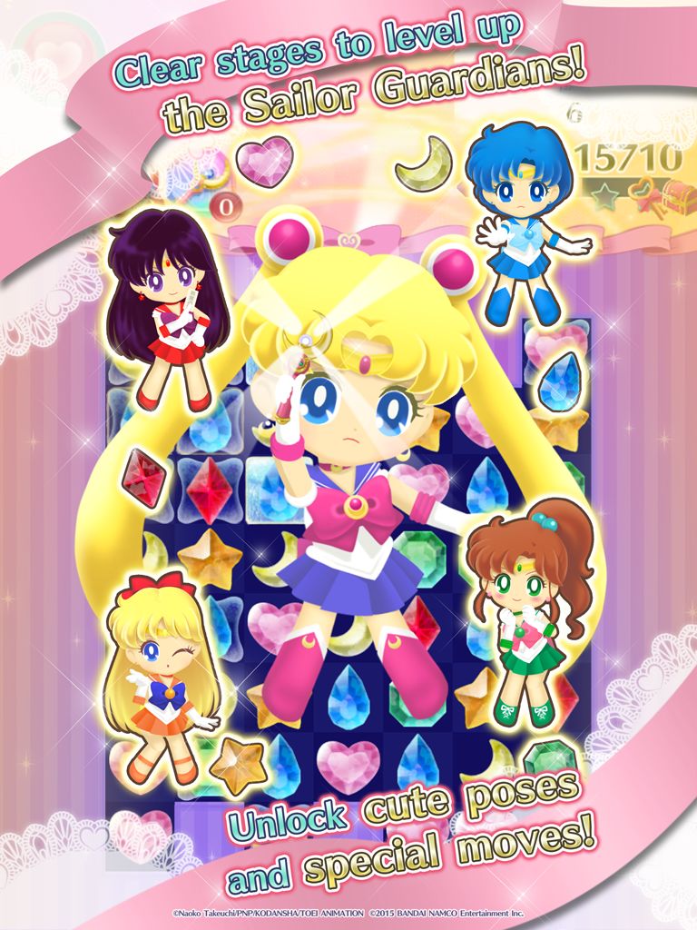 Sailor Moon Drops ภาพหน้าจอเกม