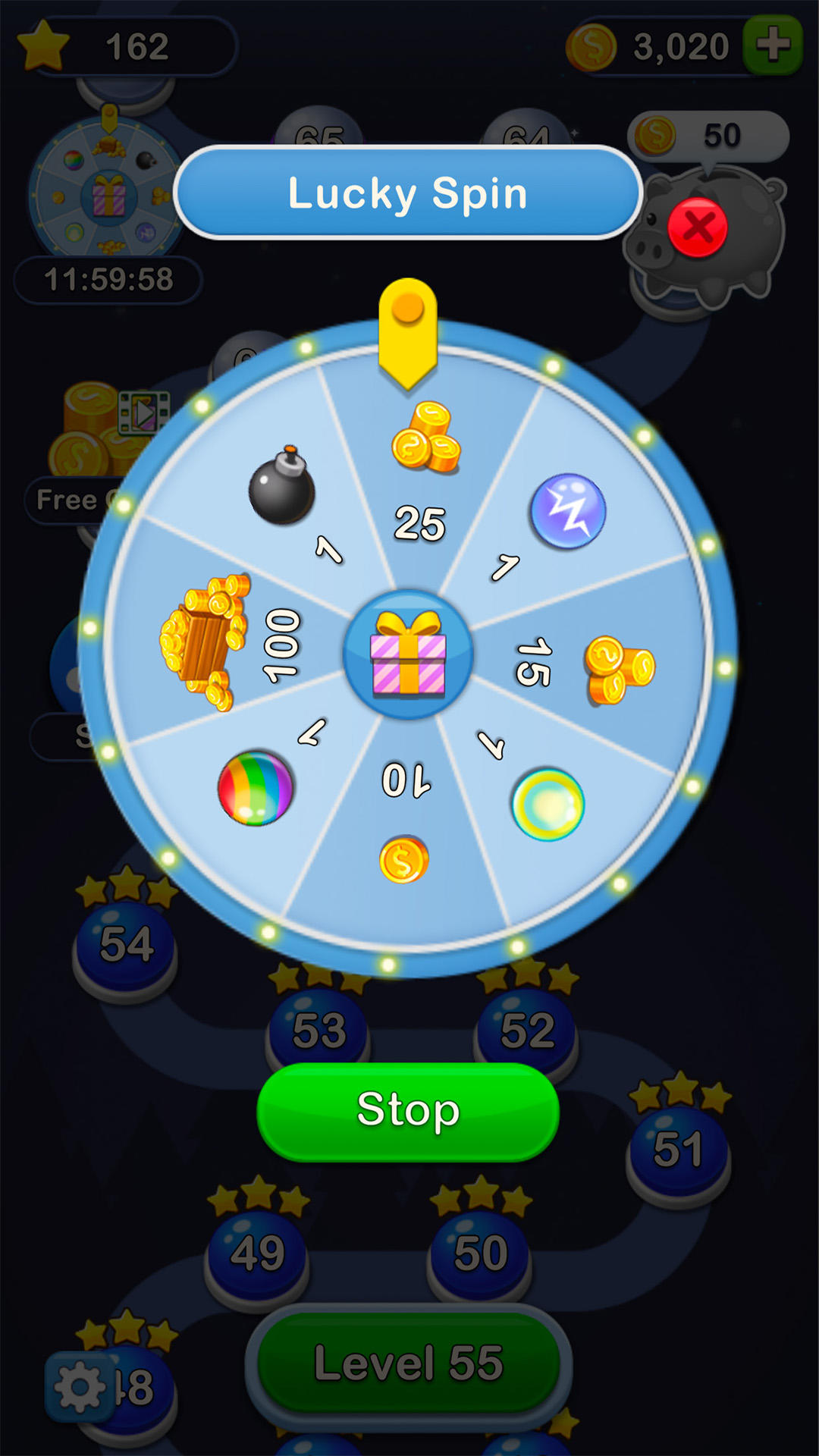 Captura de Tela do Jogo Bubble Pop! Puzzle Game Legend