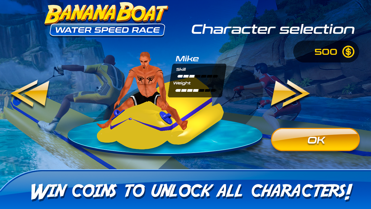 Screenshot of Banana Boat Water Speed Race