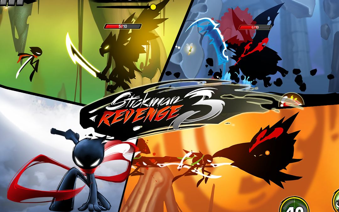 Stickman Revenge 3 - Ninja War ภาพหน้าจอเกม