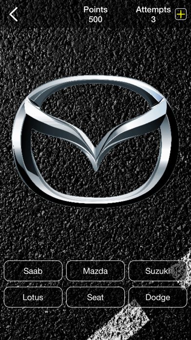 Screenshot of Car Logo Quiz 2020