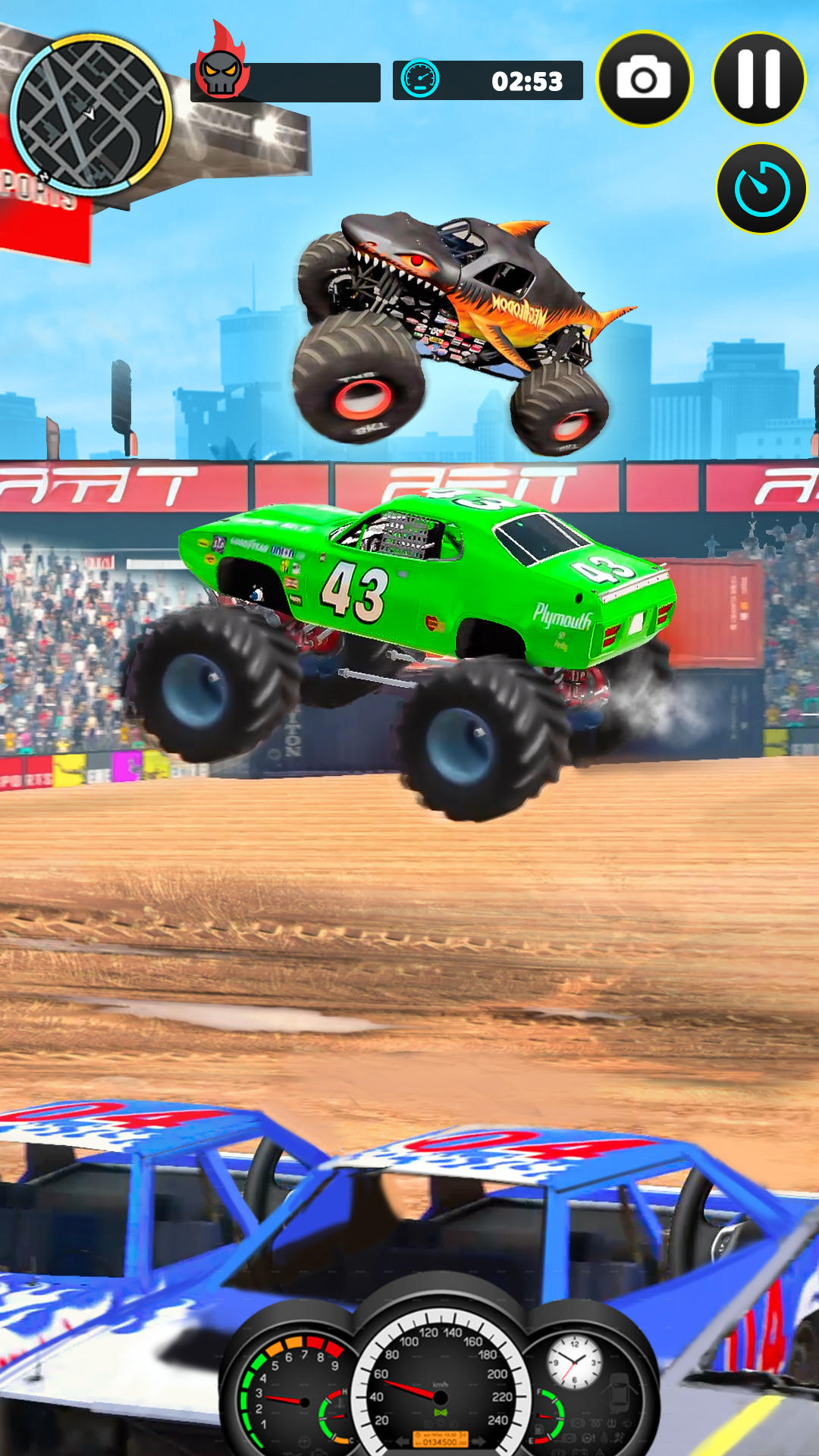 Monster Truck Derby Stunts Game Screenshot