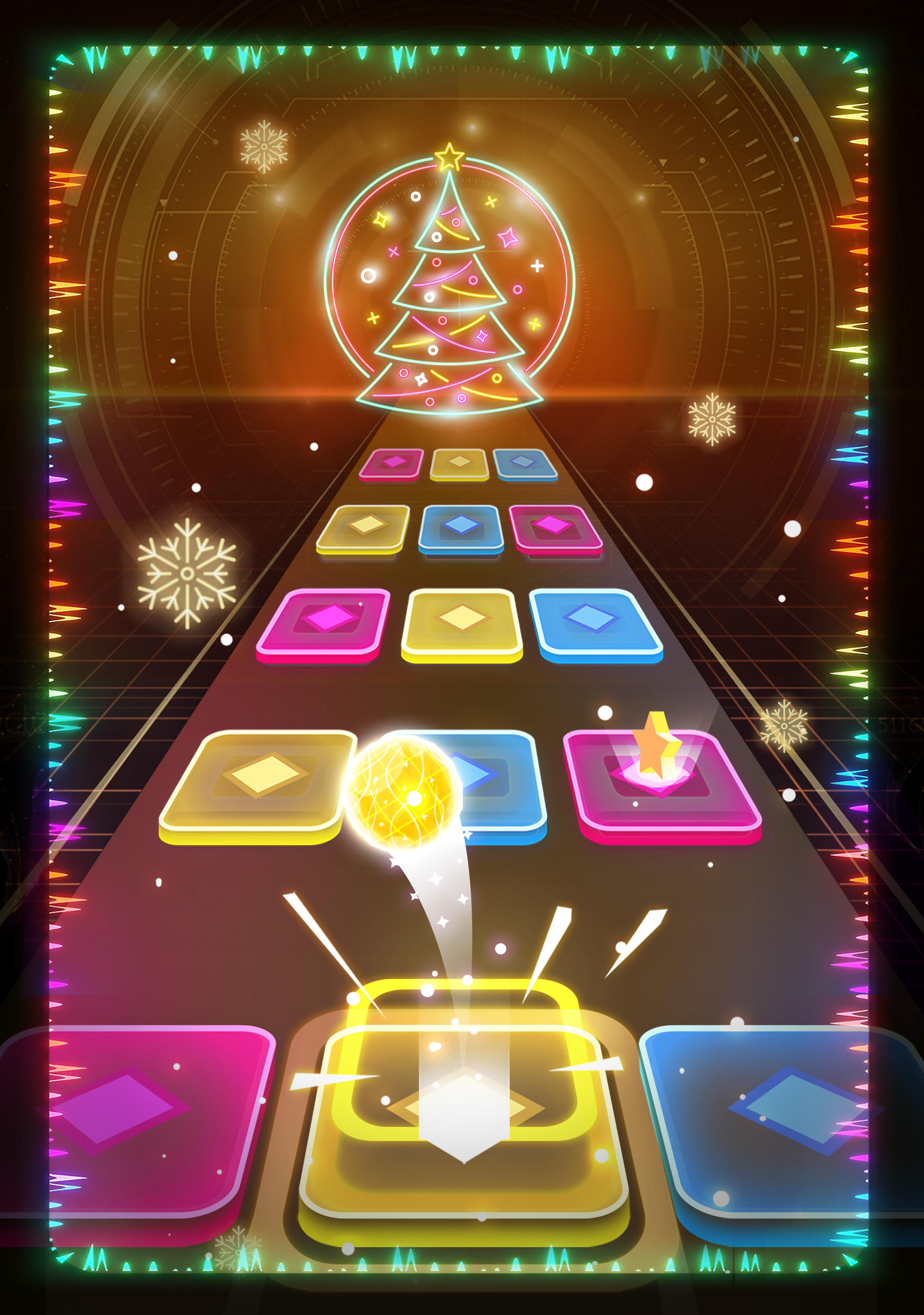 Color Hop 3D - Music Game Game Screenshot