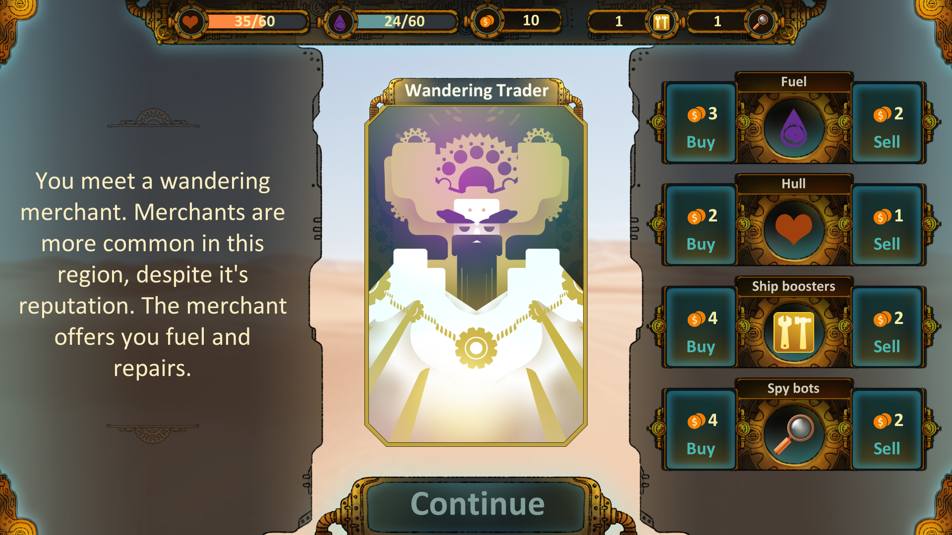 Desert Rogues Game Screenshot