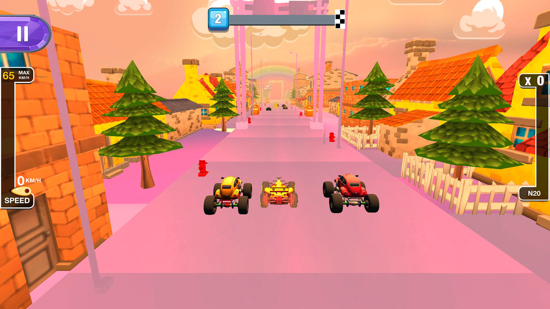 Vice City Race 게임 스크린 샷