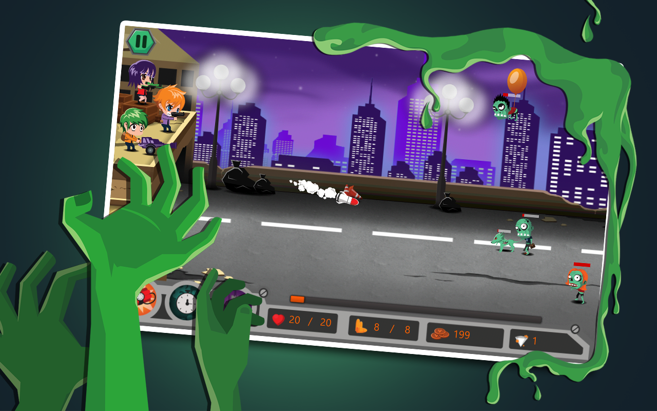 죽은 대상 : 좀비가 상승 게임 스크린샷